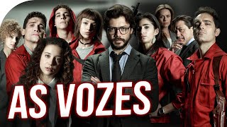 Conheça os Dubladores LA CASA DE PAPEL Sem Spoilers [upl. by Bierman]