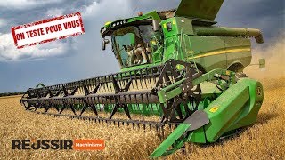 Essai moissonneusebatteuse John Deere S770i [upl. by Elwin]