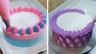 Quick amp Simple Cake Decorating Ideas  Most Satisfying Chocolate  Dessert Chocolate Cake Recipes [upl. by Fennelly]