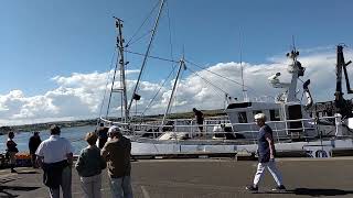 Amble  Osprey unloading fish [upl. by Bunnie]