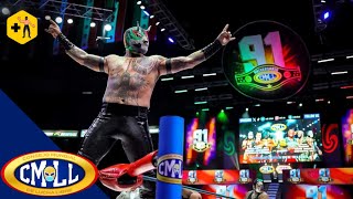 CMLL  La Ola Negra derrota a Brillante Jr Dulce Gardenia y Espíritu Negro [upl. by Lerat]