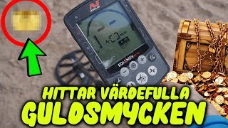 Hittar Värdefulla Guldsmycken  Skattjakt Med Metalldetektor 2 [upl. by Ayanej]