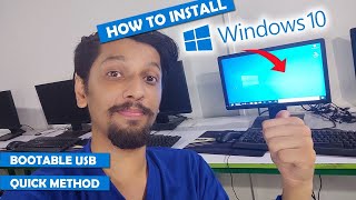 How to install Windows 10 using Bootable USB 2021  Complete Guide [upl. by Selrac]