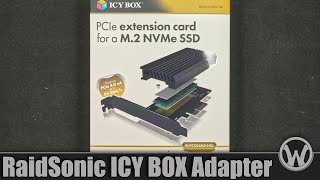 RaidSonic ICY BOX IBPCI214M2HSL  Unboxing No Commentary [upl. by Ayinat]