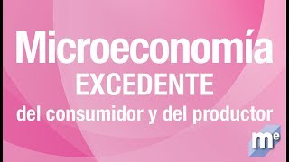 MICROECONOMÍA Excedentes del consumidor y del productor [upl. by Fawne]