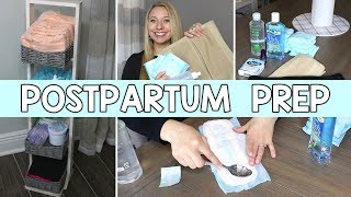 POSTPARTUM PREP  RECOVERY KIT amp DIY PADSICLES [upl. by Nysila]