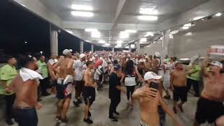 Torcida na rampa do Maracanã após vitória  Flamengo 0 X 1 São Paulo FC [upl. by Nauqaj604]