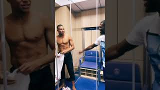 KYLIAN MBAPPE VS GINI WIJNALDUM CHANGING ROOM COMBO🔥🔥🔥⚽ [upl. by Ahl]