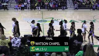 Watson Chapel Wildcats vs Mills U Comets Basketball [upl. by Ruosnam]