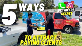 How To Get Customers For Your Detailing Business  Detailing Beyond Limits [upl. by Mikahs]