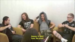 Tokio Hotel Entrevista Billboard  Moscou Rússia 030611 [upl. by Lathrop]