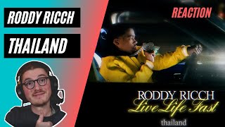 Farang German react to Roddy Ricch  thailand Official Audio in English [upl. by Neehcas]