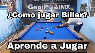 Comienza a Jugar Billar desde Cero Fácilmente  Billar para principiantes 🎱 [upl. by Kylen]