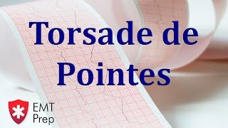 Torsade de Pointes ECG  EMTprepcom [upl. by Encratis]