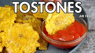 Crispy amp Easy Air Fryer Tostones The Ultimate Plantain Recipe [upl. by Auqenwahs571]