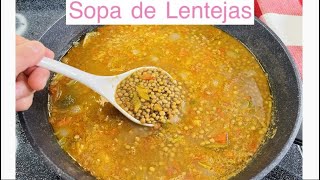 LENTEJAS CON CHORIZO y panceta Receta tradicional [upl. by Sollows421]