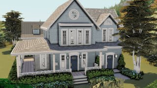 The House with all the Blue Doors  Sims 4 Speed Build [upl. by Chadwick884]