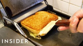 Murrays Cheese Makes The Best Grilled Cheese In NYC [upl. by Ettenal]