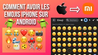 Comment avoir les emojis iPhone sur Android Xiaomi Redmi Poco [upl. by Ashli195]