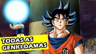 TODAS GENKIDAMAS DO GOKU AO MENOS UMA VOCÊ NUNCA VIU [upl. by Nage]