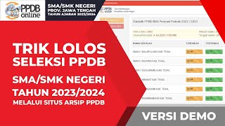 MENGUKUR PELUANG MASUK PPDB SMASMK NEGERI TAHUN 20232024 [upl. by Ambur871]