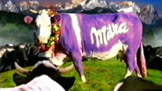 Milka Werbung lila Kuh 1998 [upl. by Anyr]