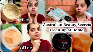 CleanUp at Home 🧖‍♀️ How to Do Parlour like cleanup l Australian beauty secrets CleanupAtHome [upl. by Pepillo283]