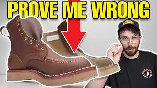 Nicks Boots Just Made The Best Moc Toe In The World  CUT IN HALF [upl. by O'Mahony]