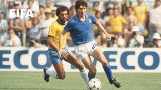 Italy v Brazil  1982 FIFA World Cup  Full Match [upl. by Yorker]