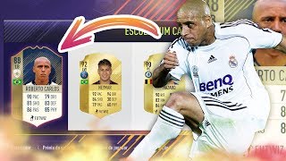 FUT DRAFT FIFA 18  MDS 2 GOLAÇOS DE FALTA DO ROBERTO CARLOS [upl. by Enyawd]