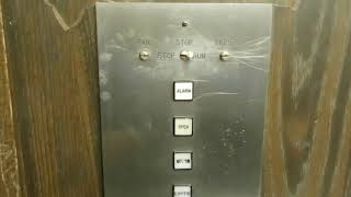 Vintage 1973 Montgomery Hydraulic Service Elevator 3  Cherryvale Mall  Rockford IL [upl. by Jarl]