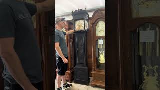 Antique English 2Weight Grandfather Clock [upl. by Alodie]