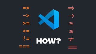 How to do this in VS Code⏐VS Code Ligatures Tutorial [upl. by Ecinereb948]