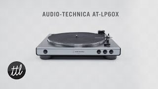 AudioTechnica ATLP60X Turntable Overview  Setup Guide [upl. by Galan]