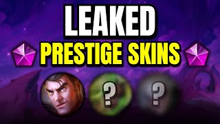 NEW List of Upcoming Prestige Skins LEAKED  League of Legends [upl. by Arriat]