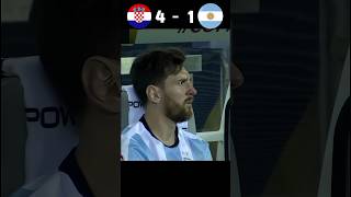 penalty shootout  Croatia vs Argentina  highlight messi sad time goals [upl. by Ylrebnik124]