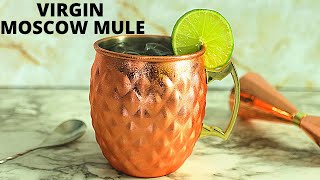 Virgin Moscow Mule  Mocktail Mule Recipe  Easy Non Alcoholic Drink [upl. by Tdnarb]