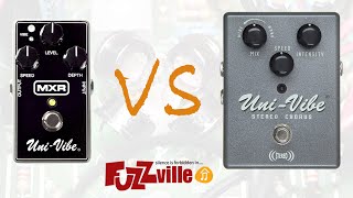 MXR UniVibe ChorusVibrato vs Dunlop UniVibe Stereo Chorus [upl. by Almeida888]