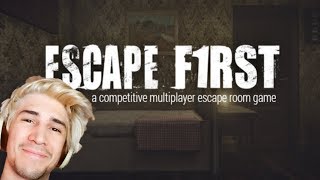 xQc Plays ESCAPE FIRST with Moxy Coop Escape Room Game  with Chat [upl. by Otreblaug564]