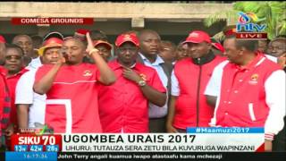 Starehe MP candidate Charles Jaguar Kanyis address at Jubilees COMESA grounds rally [upl. by Nevram]