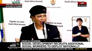 COVID19 Lockdown  Social Development addresses the public on SASSA grants [upl. by Niwle]