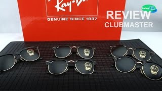 Review  RayBan Clubmaster RB3016 RB4246 และ RB4175 โดย สบายตาดอทคอม [upl. by Annaxor831]