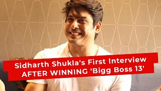 Sidharth Shuklas First Interview AFTER WINNING Bigg Boss 13  Vickey Lalwani  SpotboyE [upl. by Snider]