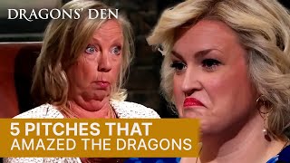 Top 5 Pitches That Have Astounded The Dragons  Vol 1 COMPILATION  Dragons Den [upl. by Ronacin401]