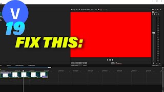 Tutorial How to prevent Red Screen Preview  VEGAS Pro 19 how to fix vegas pro red screen preview [upl. by Himelman84]