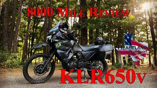 KLR 650 8000 Mile Review [upl. by Crean150]