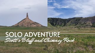 Soloing Scottsbluff National Monument and Chimney Rock  Part 1 [upl. by Namien]