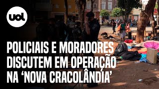 Cracolândia Vídeo mostra discussão durante operação na Praça Princesa Isabel em São Paulo [upl. by Ezana]