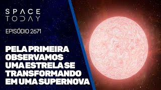 PELA PRIMEIRA VEZ OBSERVAMOS UMA ESTRELA SE TRANSFORMANDO EM UMA SUPERNOVA [upl. by Jasper821]