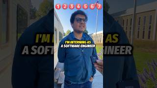 Advice to get the internship as a SOFTWARE ENGINEER  shorts ytshorts techjobsin2minutes [upl. by Adekan]